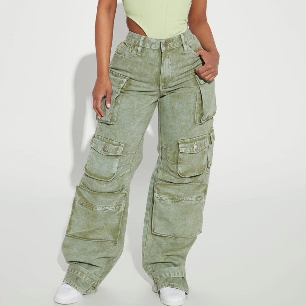 Billie Low Slung Cargo Jeans